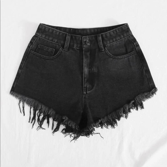 SHEIN high waist shorts! Worn once. PERFECT CONDITION - Picture 1 of 3